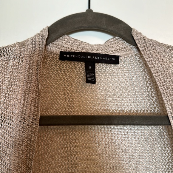 WHBM Shimmer Tie Waist Cardigan worn once!!! Beautiful! - Picture 5 of 7